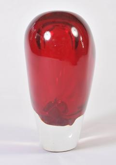 Large red Murano heart vase - 806699