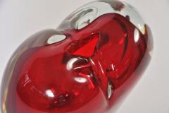 Large red Murano heart vase - 806705