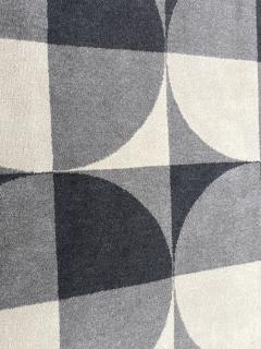 Large rug in wool with geometric design France circa 1970 - 3687025