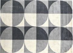 Large rug in wool with geometric design France circa 1970 - 3688840