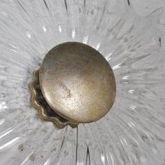 Large sconce in worked glass 1950s - 4191061