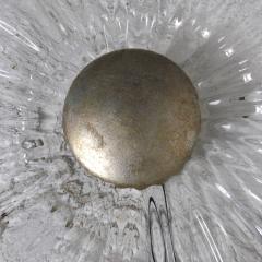 Large sconce in worked glass 1950s - 4191062