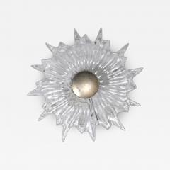 Large sconce in worked glass 1950s - 4192130