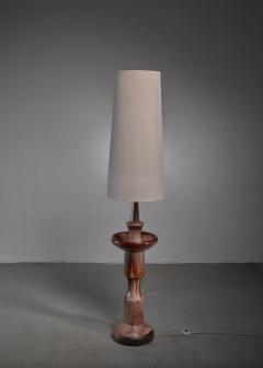 Large sculptural ceramic floor lamp - 1289664