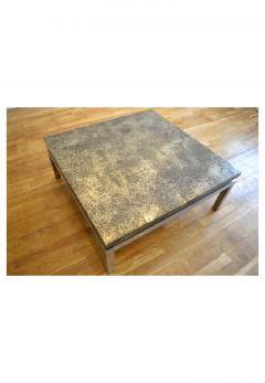 Large square coffee table 1970s - 907511