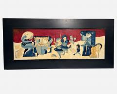 Large surrealist collage Belgium 1945 - 4475860