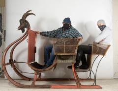 Large troika sleigh for horse France circa 1870 - 1848828