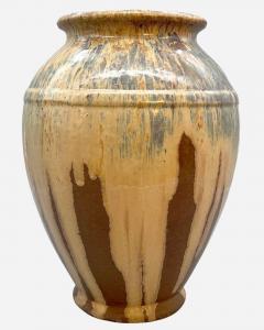 Large vase in glazed stoneware Aubenas France circa 1930 1940 - 4219759