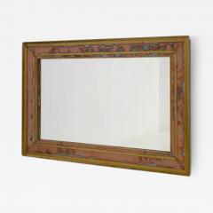 Large vintage Italian brass wall mirror - 3704750