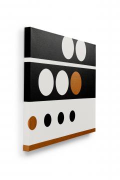 Larry Bentley Larry Bentley Contemporary Abstract Acrylic on Canvas Titled ETTORE TONDO  - 4654442