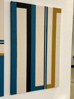 Larry Bentley STRIPE Acrylic on Canvas - 4333894