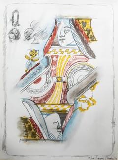 Larry Rivers Queen Of Clubs 1979 - 4043481