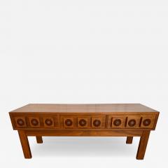 Lars Goran Nilsson Wood cube Enamel Console by Lars G ran Nilsson for Glas Tr Sweden 1960s - 4812666