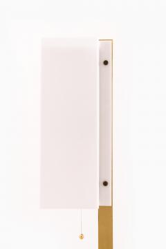 Lars Gunnar Nordstr m Pair of Table Lamps in Brass and Plastic by Lars Gunnar Nordstr m 1960s - 4596269