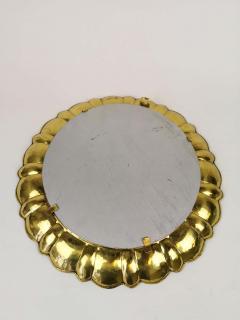 Lars Holmstr m Midcentury Rare Mirror in Brass by Lars Holmstr m Arvika Sweden - 2297051