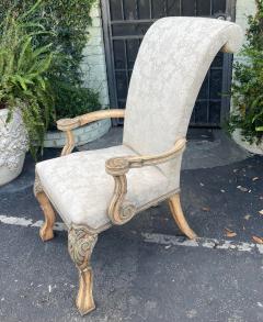 Las Palmas 18th C Style Carved Italian Arm Chair - 2336061