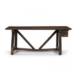 Late 17th Century Catalan Oak Console Table or Writing Desk - 3533672