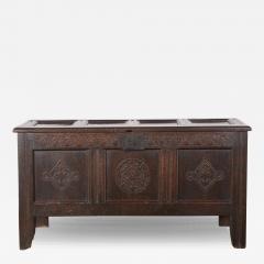 Late 17th Century English Oak Coffer - 3627586