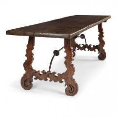 Late 17th Century Italian Walnut Dining Table or Console - 3277888