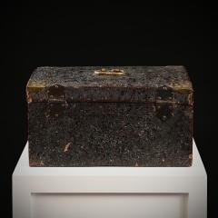 Late 17th Century Leather And Brass Travelling Box - 3209593