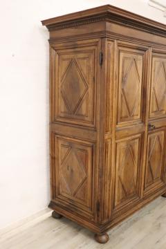 Late 17th Century Louis XIV Solid Walnut Antique Wardrobe or Armoire with Secret - 2963112