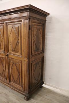Late 17th Century Louis XIV Solid Walnut Antique Wardrobe or Armoire with Secret - 2963115