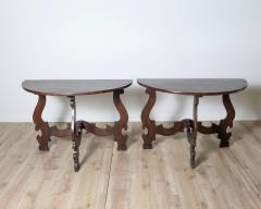 Late 17th Century Pair Of Walnut Consoles - 4157086