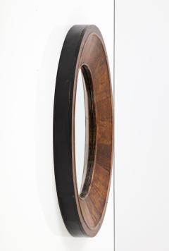 Late 18th C Early 19th C French Walnut Oval Mirror with Fine Bead - 2769445