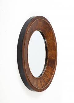 Late 18th C Early 19th C French Walnut Oval Mirror with Fine Bead - 2769446