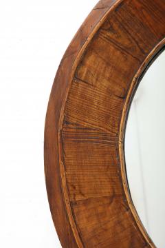 Late 18th C Early 19th C French Walnut Oval Mirror with Fine Bead - 2769449