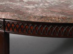 Late 18th C Large Scale Bow Front Console In The Manor of James Wyatt - 4017291