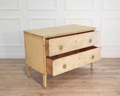 Late 18th Century Alsatian Pine Chest of Drawers with Original Paint - 4481023