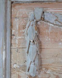 Late 18th Century French Carved Boiserie Panel with Original Paint - 4737114