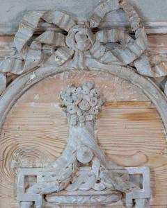Late 18th Century French Carved Boiserie Panel with Original Paint - 4737125