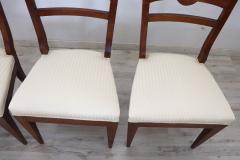 Late 18th Century Italian Directoire Antique Dining Room Chairs Set of Four - 3100703