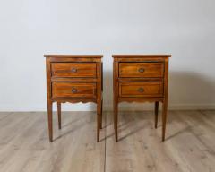 Late 18th Century Pair of Neoclassical Bedside Tables - 4146699