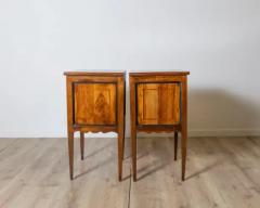 Late 18th Century Pair of Neoclassical Bedside Tables - 4146702