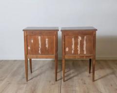 Late 18th Century Pair of Neoclassical Bedside Tables - 4146704