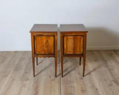 Late 18th Century Pair of Neoclassical Bedside Tables - 4146705