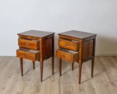 Late 18th Century Pair of Neoclassical Bedside Tables - 4146768