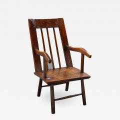 Late 18th Century Primitive Ash Armchair - 1005959