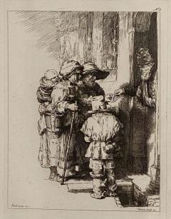 Late 18th Century Rembrandt Etching 7 by Francesco Novelli - 2205206