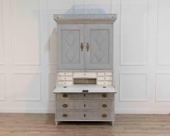 Late 18th Century Scandinavian Two Part Secretary Circa 1790 - 4465005