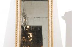 Late 18th Century Swedish Gustavian Period Trumeau Mirror with Swag and Roses - 3415657