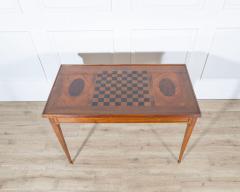 Late 18th Century Tric Trac Games Table in Varnished Marquetry - 4432087