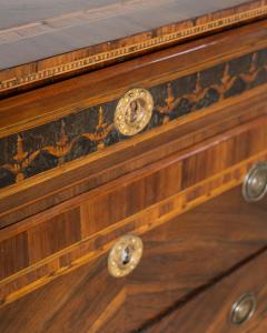 Late 18th Century Veneered Louis XVI Chest Of Drawers - 4157141