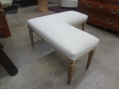 Late 18th Early 19th Century French Louis XVI Corner Bench - 3649479