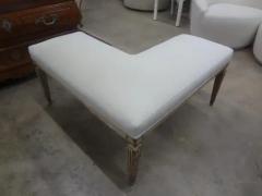 Late 18th Early 19th Century French Louis XVI Corner Bench - 3649557