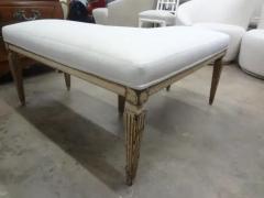 Late 18th Early 19th Century French Louis XVI Corner Bench - 3649591