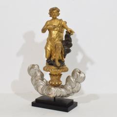 Late 18th Early 19th Century Italian Giltwood Neoclassical Angel - 4111891
